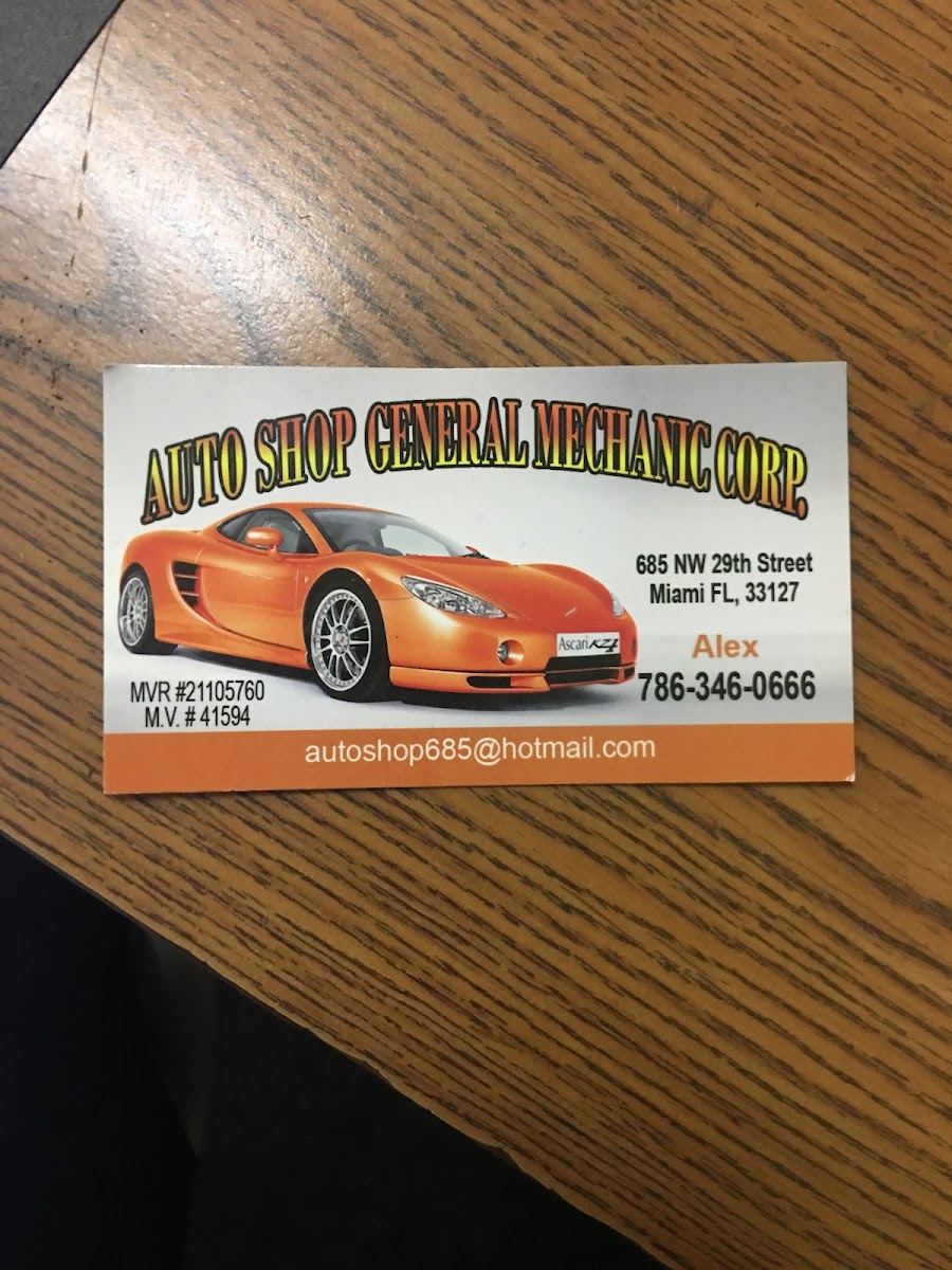 AutoShop General Mechanic
